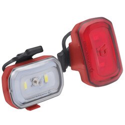 Blackburn Click USB Front + Rear Set in Red